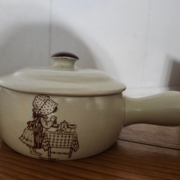 VINTAGE Holly Hobbie Stoneware Soup Bowls - Picture 2 of 5